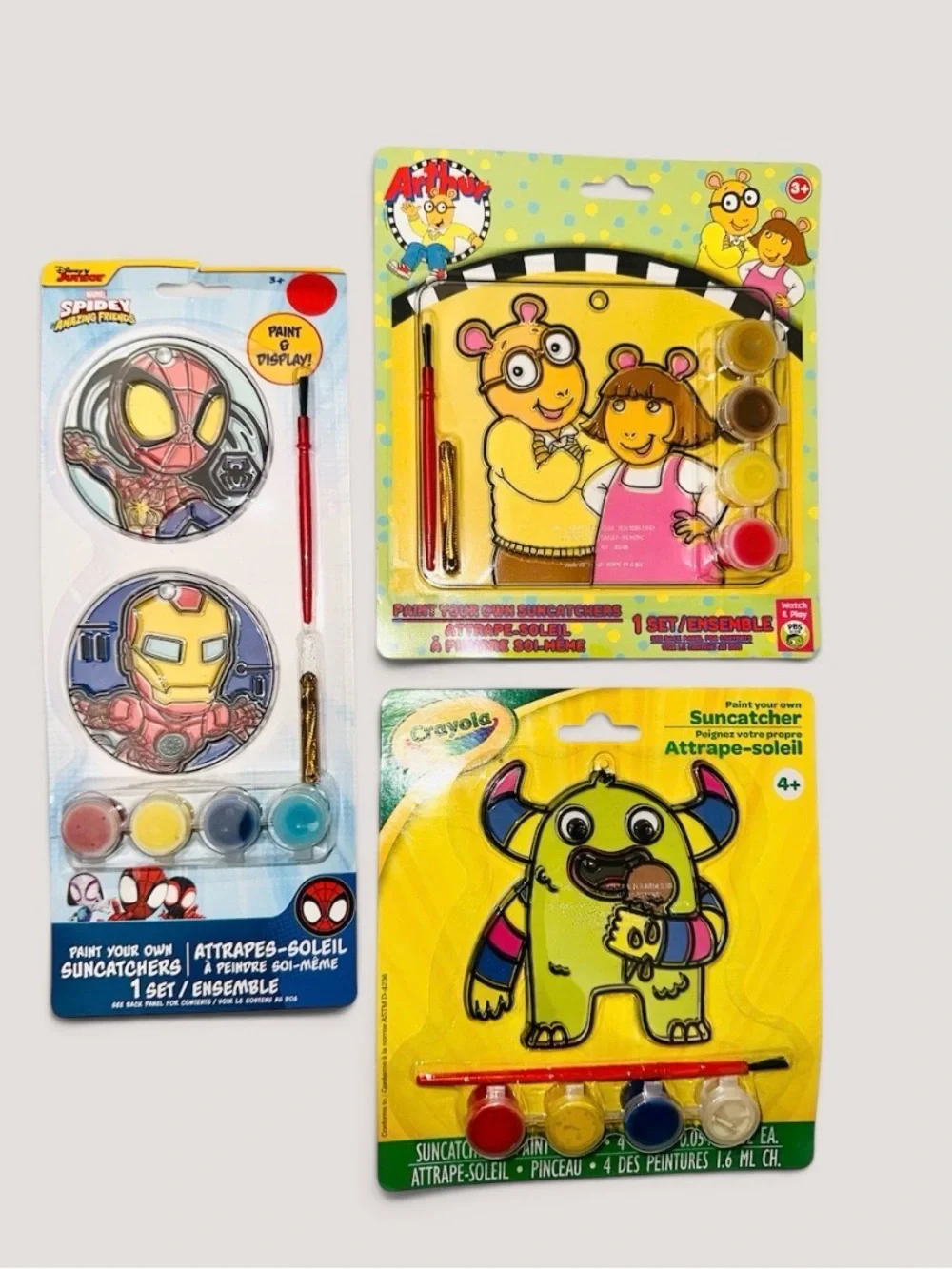 New 3pc Paint Your Own Suncatchers
